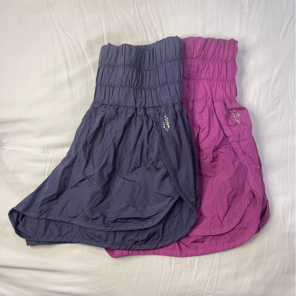 Pink HighWaisted Free People Shorts